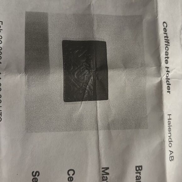 Brand new black Burberry  Embossed Leather Card Holder with authenticity  cert - Picture 8 of 8